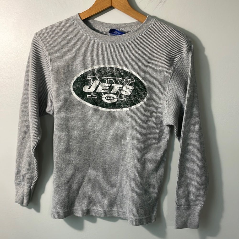 Reebox NY JETS waffle LS tee in 10/12 Football NFL